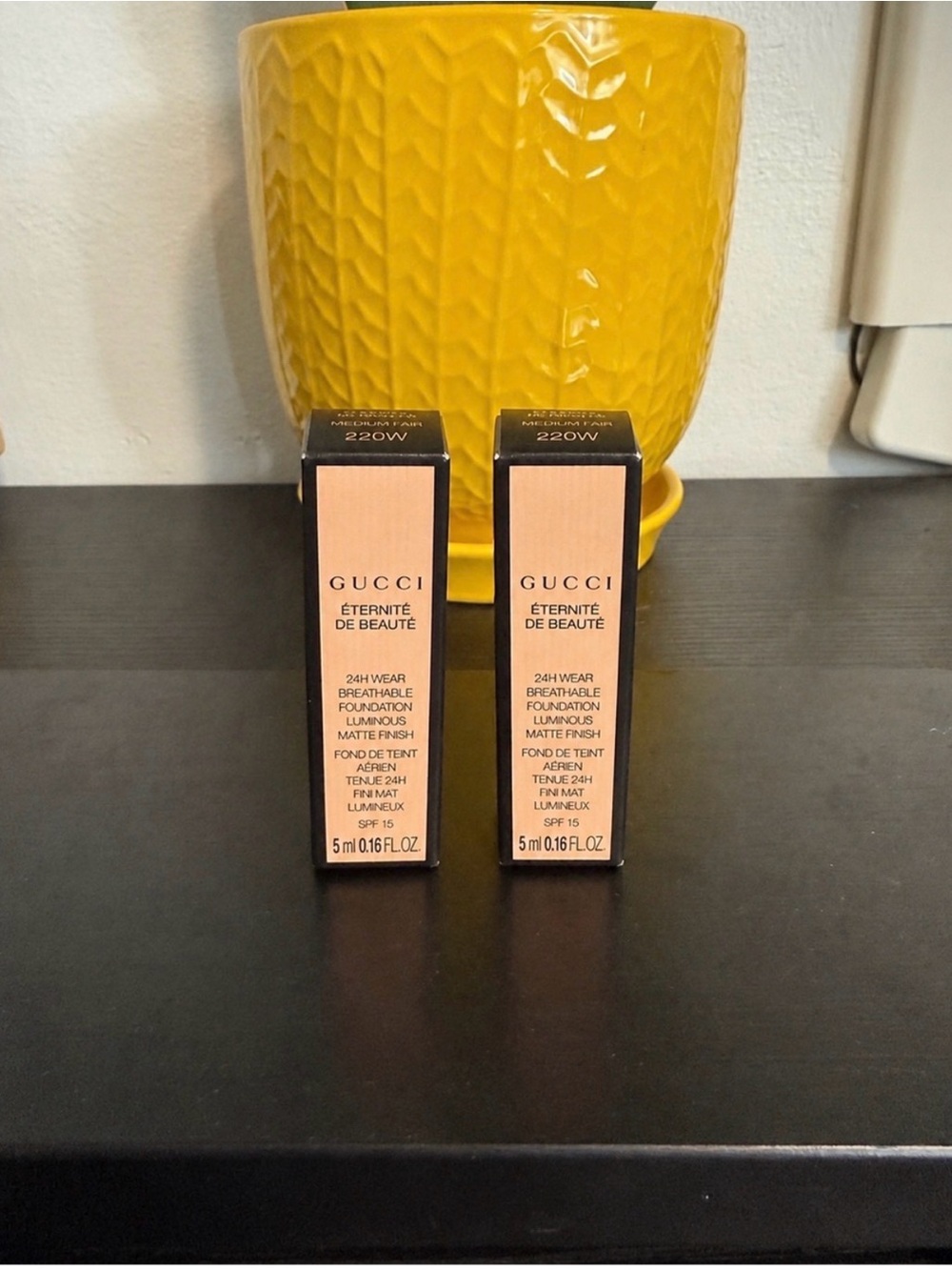 Gucci Éternité de Beauté Mini‎ Foundation Duo - 220w - NIB